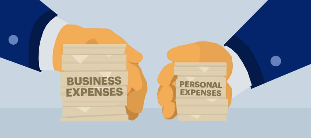 Separate business and personal finances