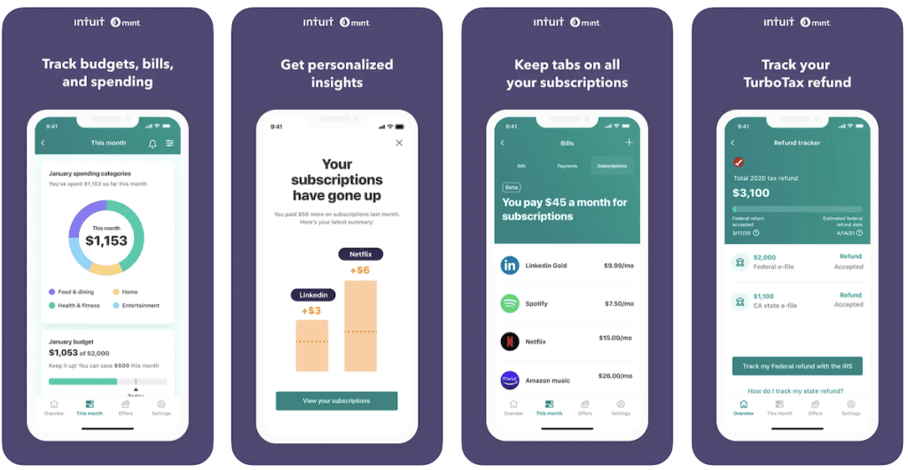 Mint app android finance personal honeycomb updated support tablets androidcentral