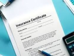 Insurance Premium Deduction Certificate