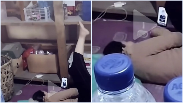 Link Botol Aqua Ramaikan TikTok, Posisi Tidur Wanita dalam Video ini Bikin Bertanya-tanya
