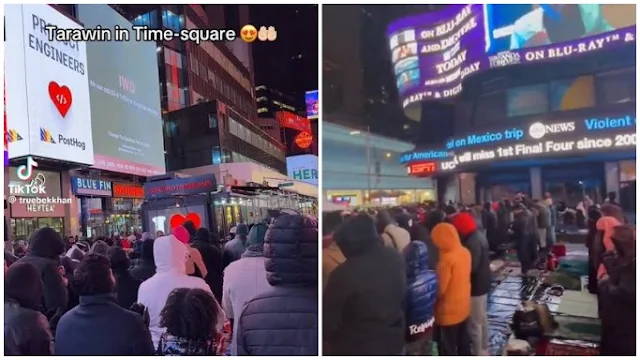 Sholat Tarawih di Times Square New York Digelar Lagi: Dakwah Terbesar di Dunia