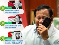 Silaturahmi Idul Fitri 1447 Hijriah, Prabowo Subianto Telepon Presiden Palestina hingga MBS