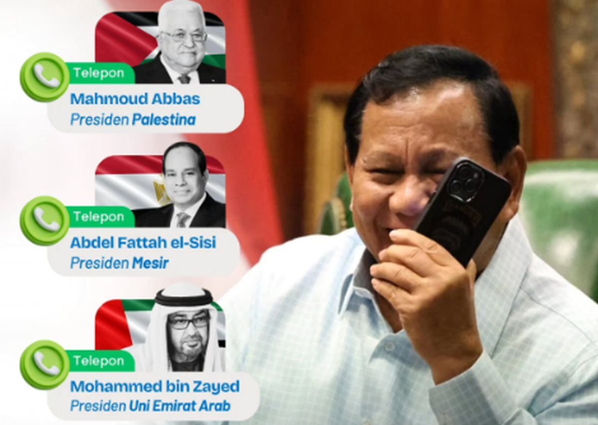 Silaturahmi Idul Fitri 1447 Hijriah, Prabowo Subianto Telepon Presiden Palestina hingga MBS