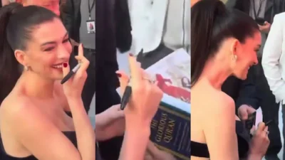 Anne Hathaway Dapat Hadiah Kitab Suci Al Quran dari Fans Usai Viral Ucap Insya Allah