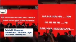 Viral! Video Mahasiswa ITB Goyang Nyanyi Lagu Berlirik Erotis, Hima Tambang Minta Maaf
