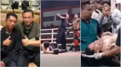 Husein Pati yang Dulu Viral gara-gara Aksi Protes ke Bupati Sudewo! Kini Kalah KO di Ring Tinju