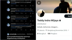 Diterpa Isu Gay, Seskab Teddy Indra Wijaya Trending Usai Cuitan Lama Viral?