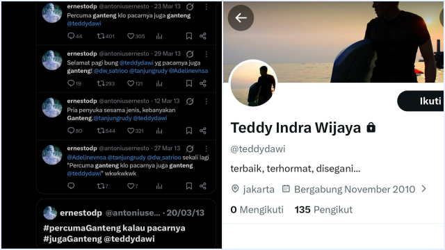 Diterpa Isu Gay, Seskab Teddy Indra Wijaya Trending Usai Cuitan Lama Viral?